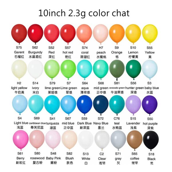 10 inch windmill matte balloon thick latex balloon opening ceremony wedding ceremony birthday party decoration ball (9)