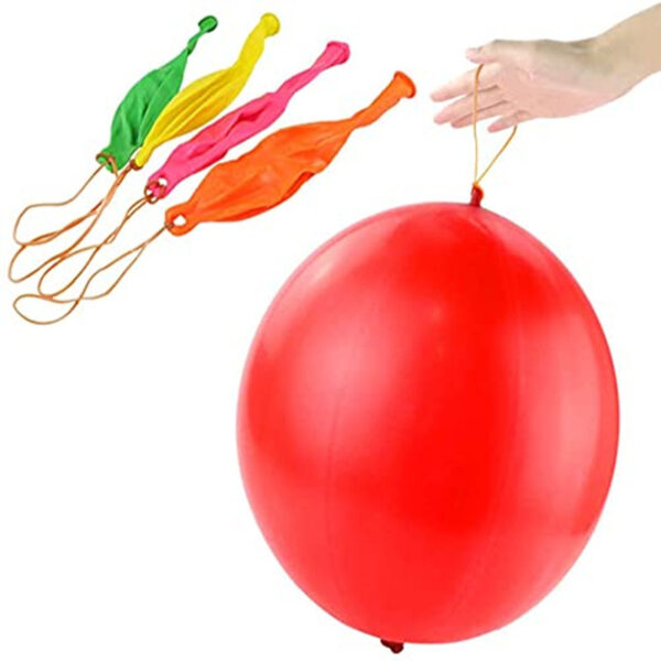 50 Pcs Children's Cartoon Large 8g Clapping Balloon Thickened Hand Clapping Balloon Toy with Rubber Band Explosion Printing Balloon