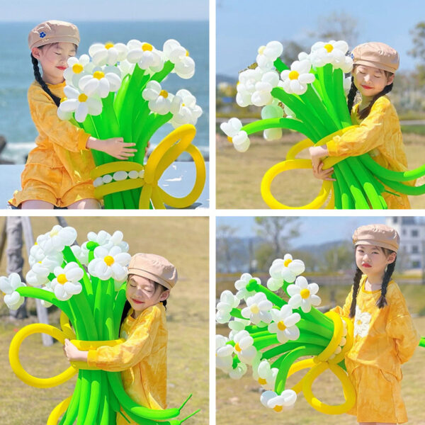 Twisting magic Balloons Self made Balloon bouquet Flower Shape DIY materials pack