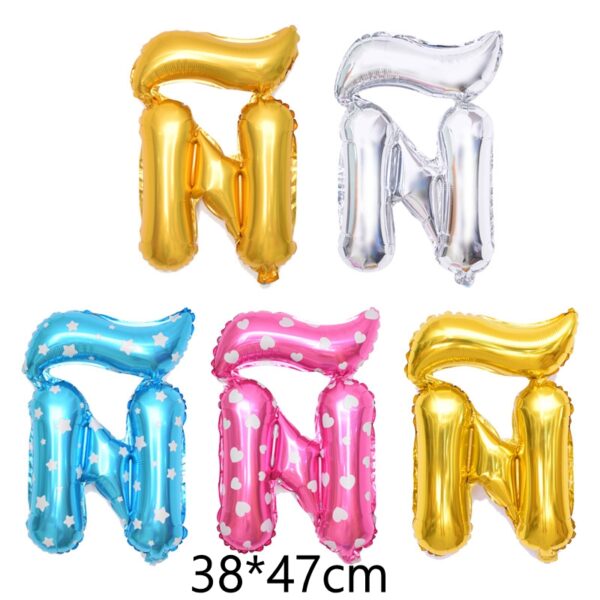 16 symbol balloons question mark exclamation mark @#& Birthday party proposal Confessions decorated with aluminum film balloons